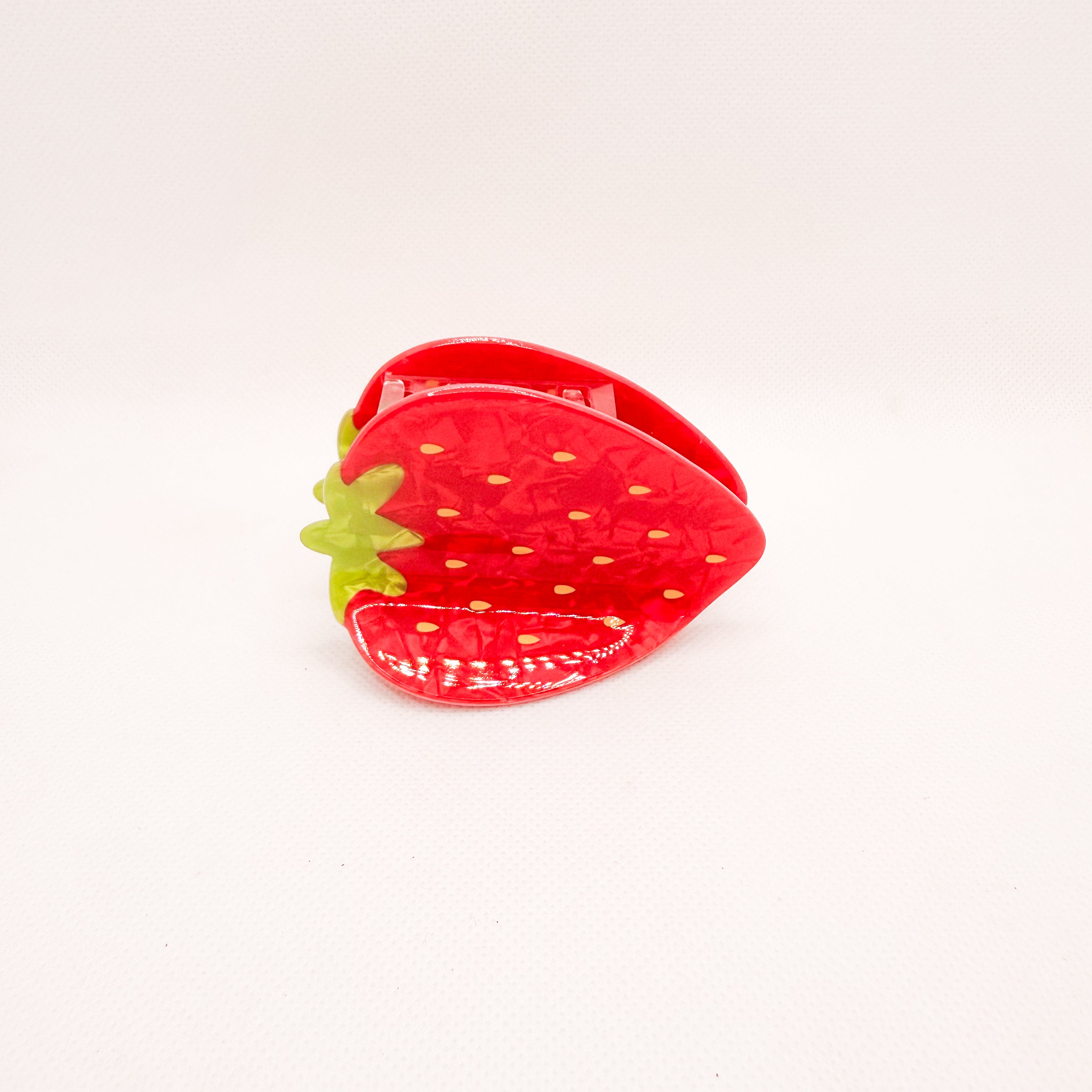 large strawberry hair clip