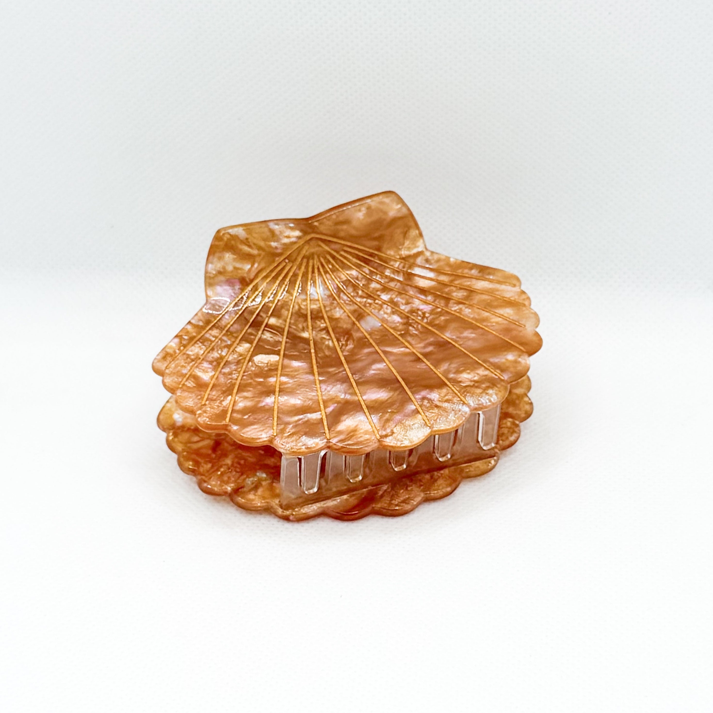 island orange shell hair claw