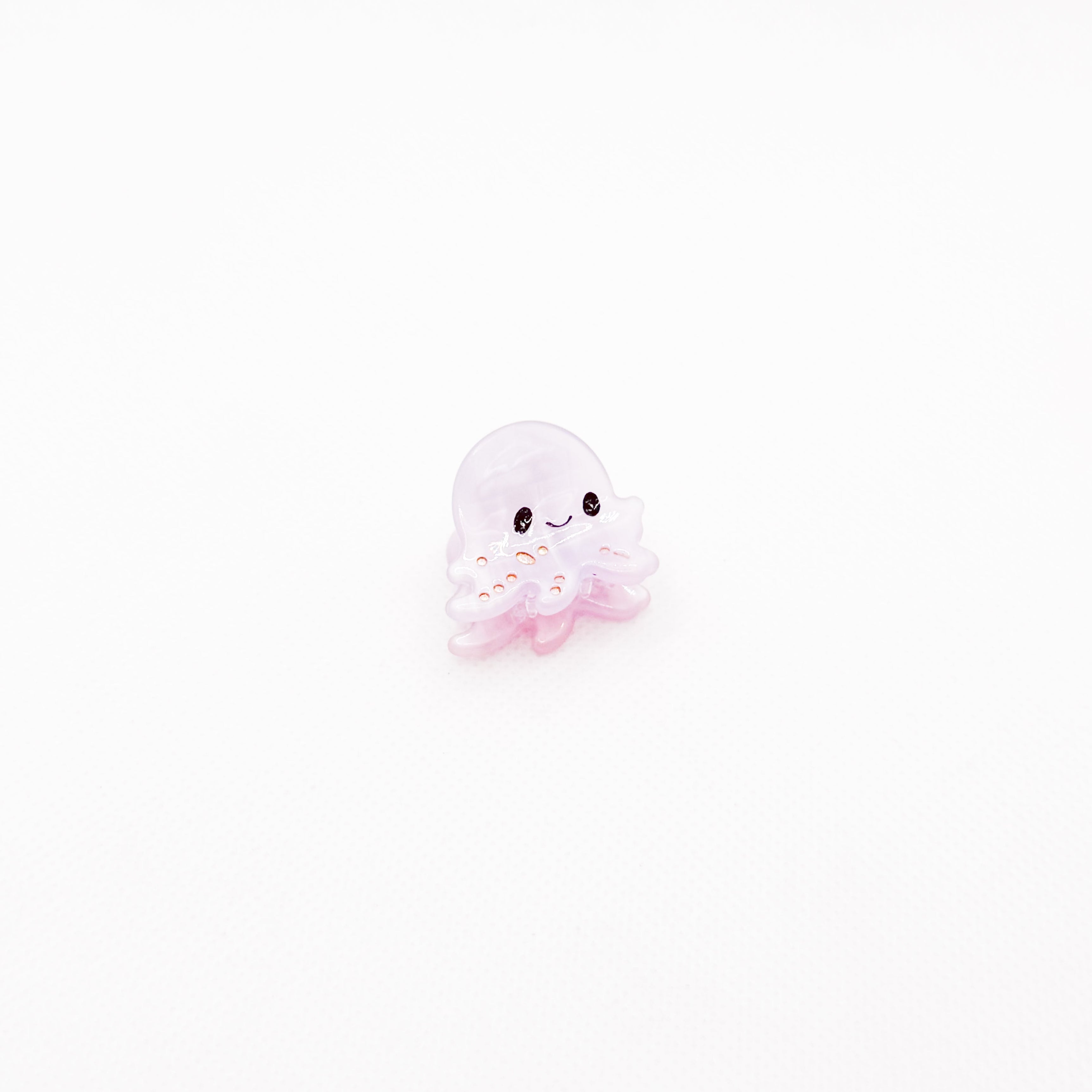mini purple octopus hair clip