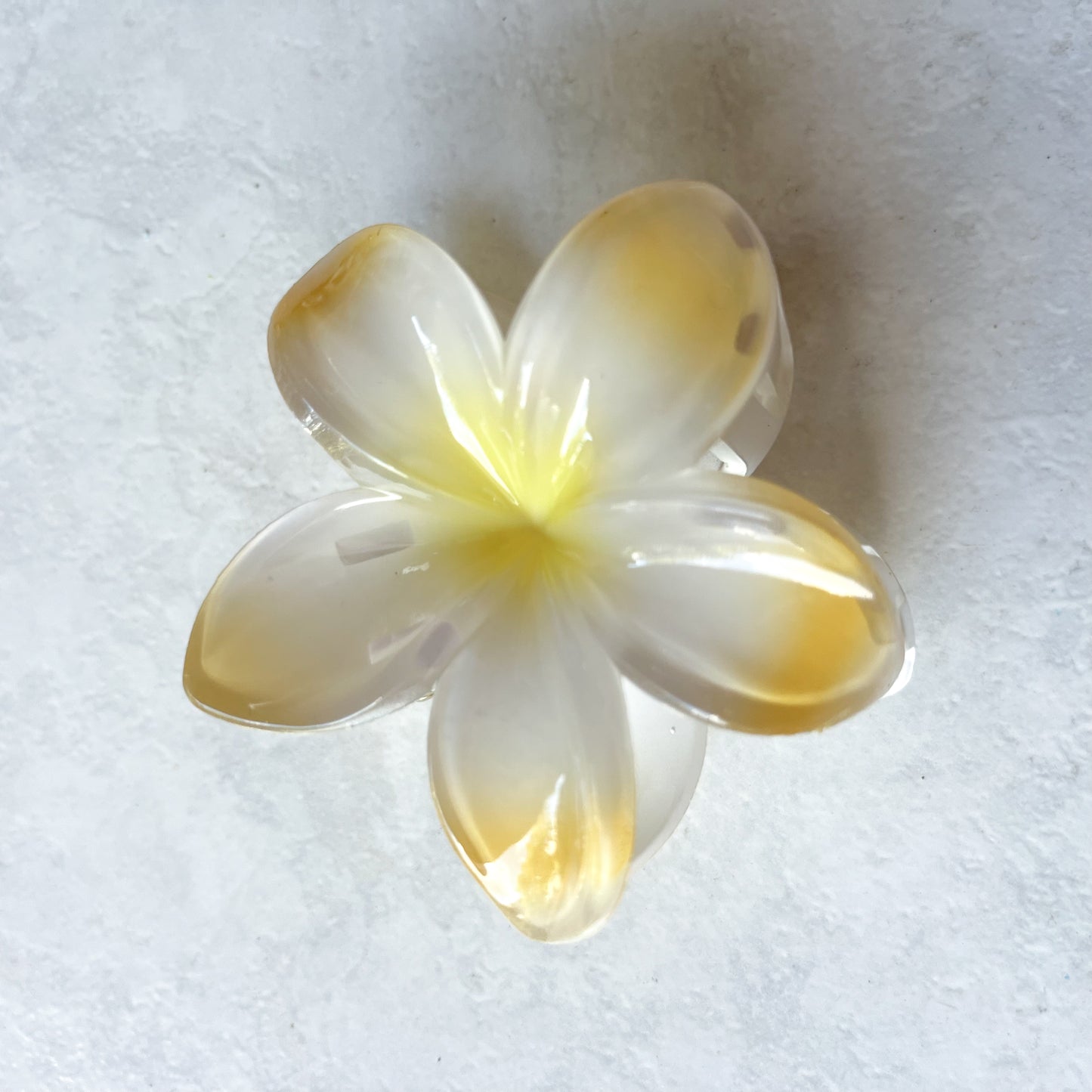 island style plumeria hair claw set