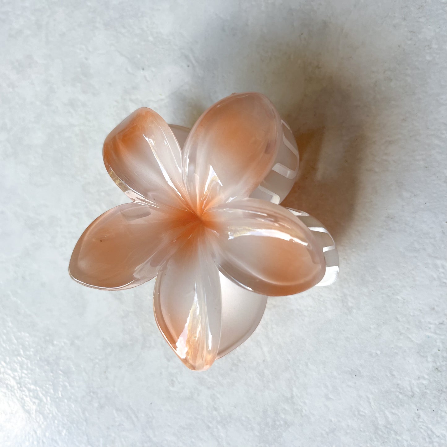 island style plumeria hair claw set