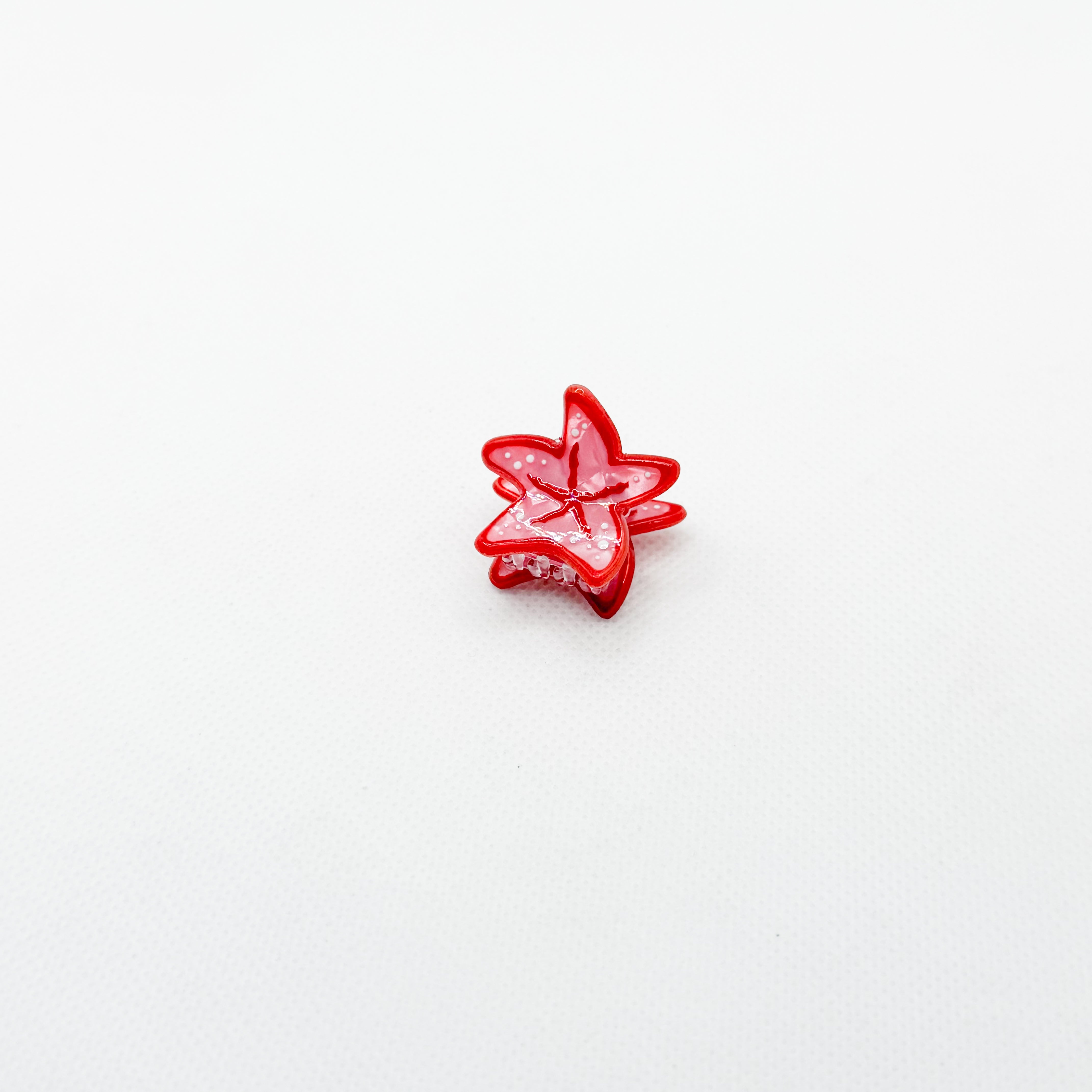 mini star fish hair clip