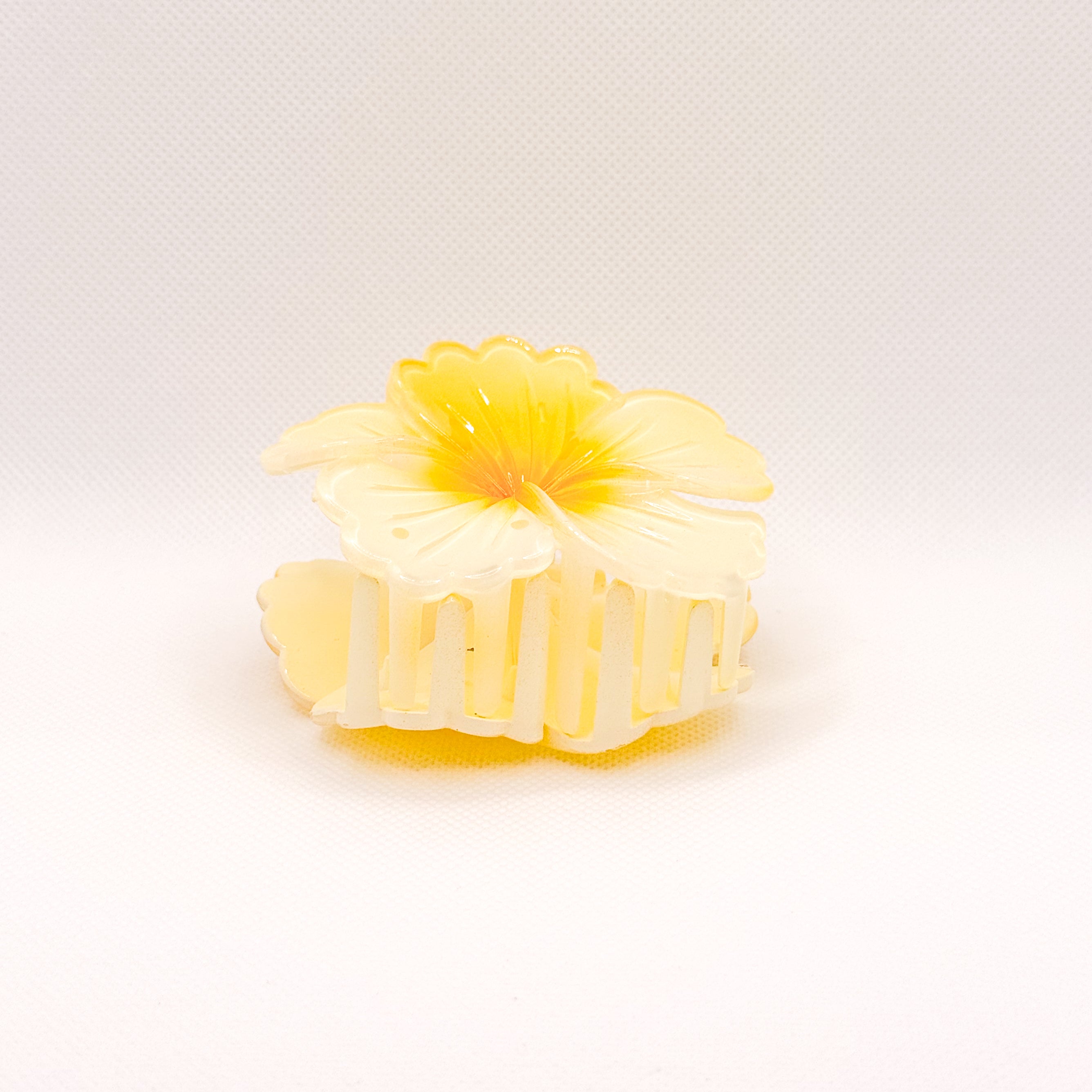 honey hibiscus hair clip