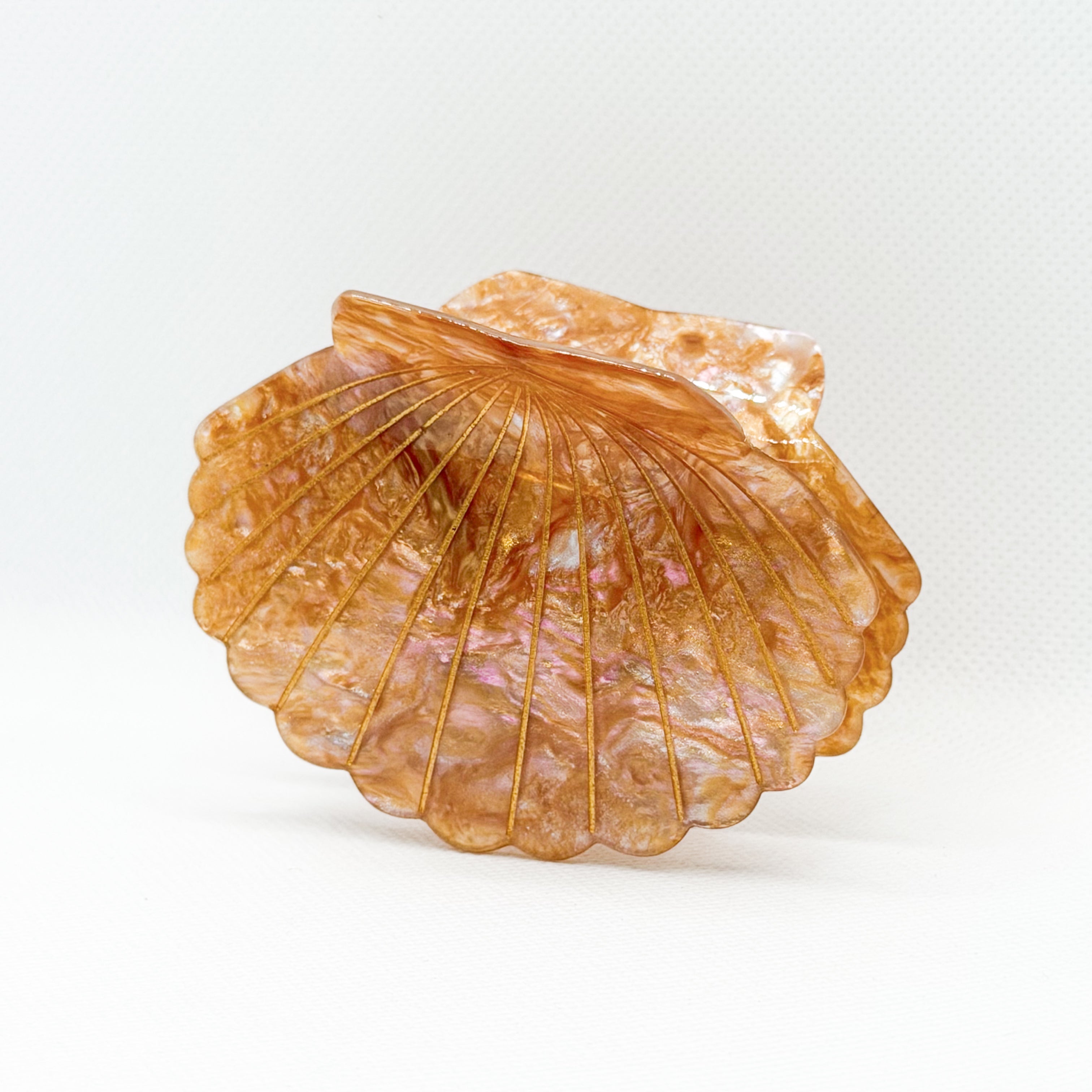 island orange shell hair claw