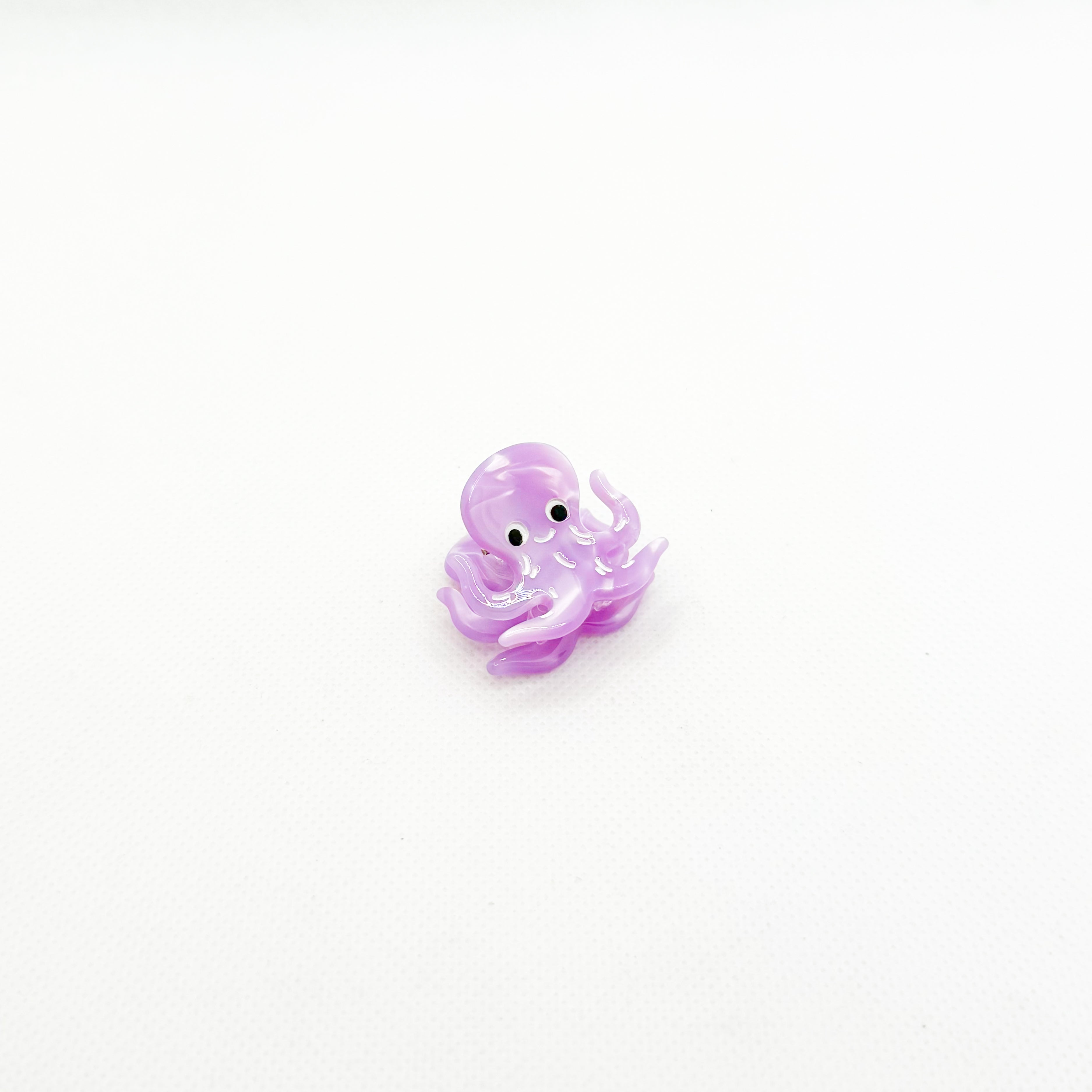 mini purple octopus hair clip