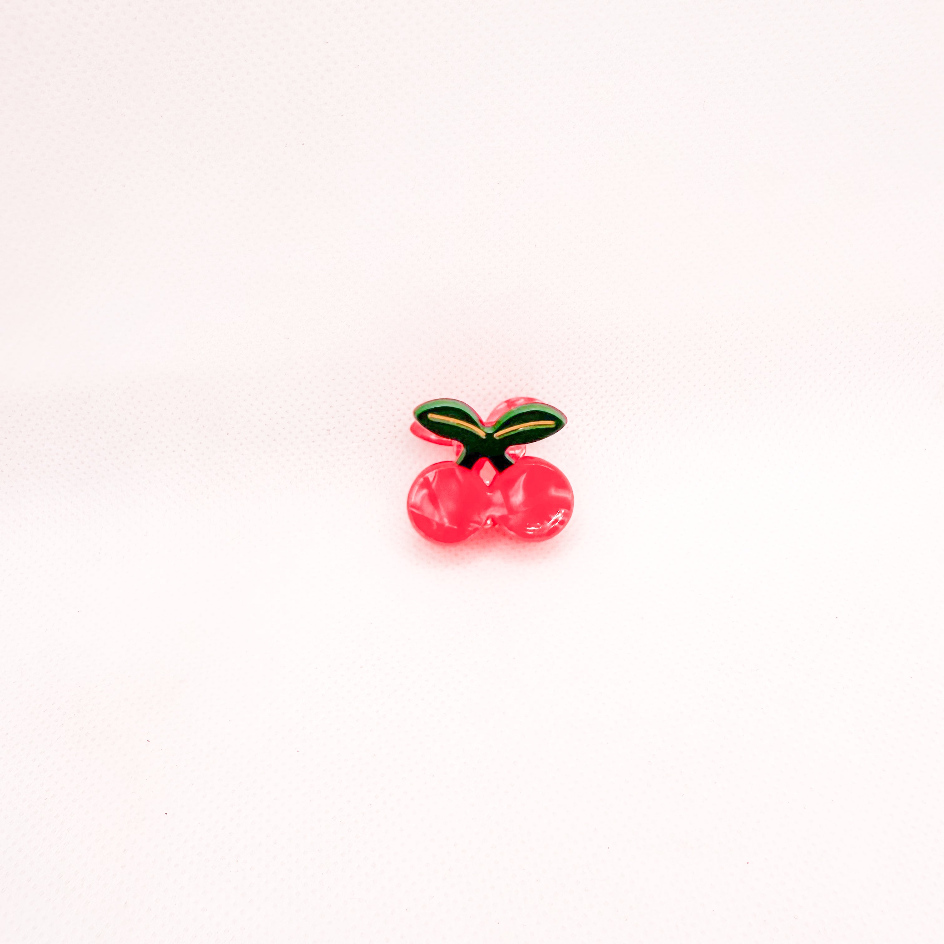 mini cherry hair clip