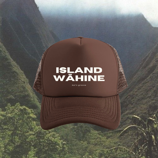 ISLAND WĀHINE trucker hat