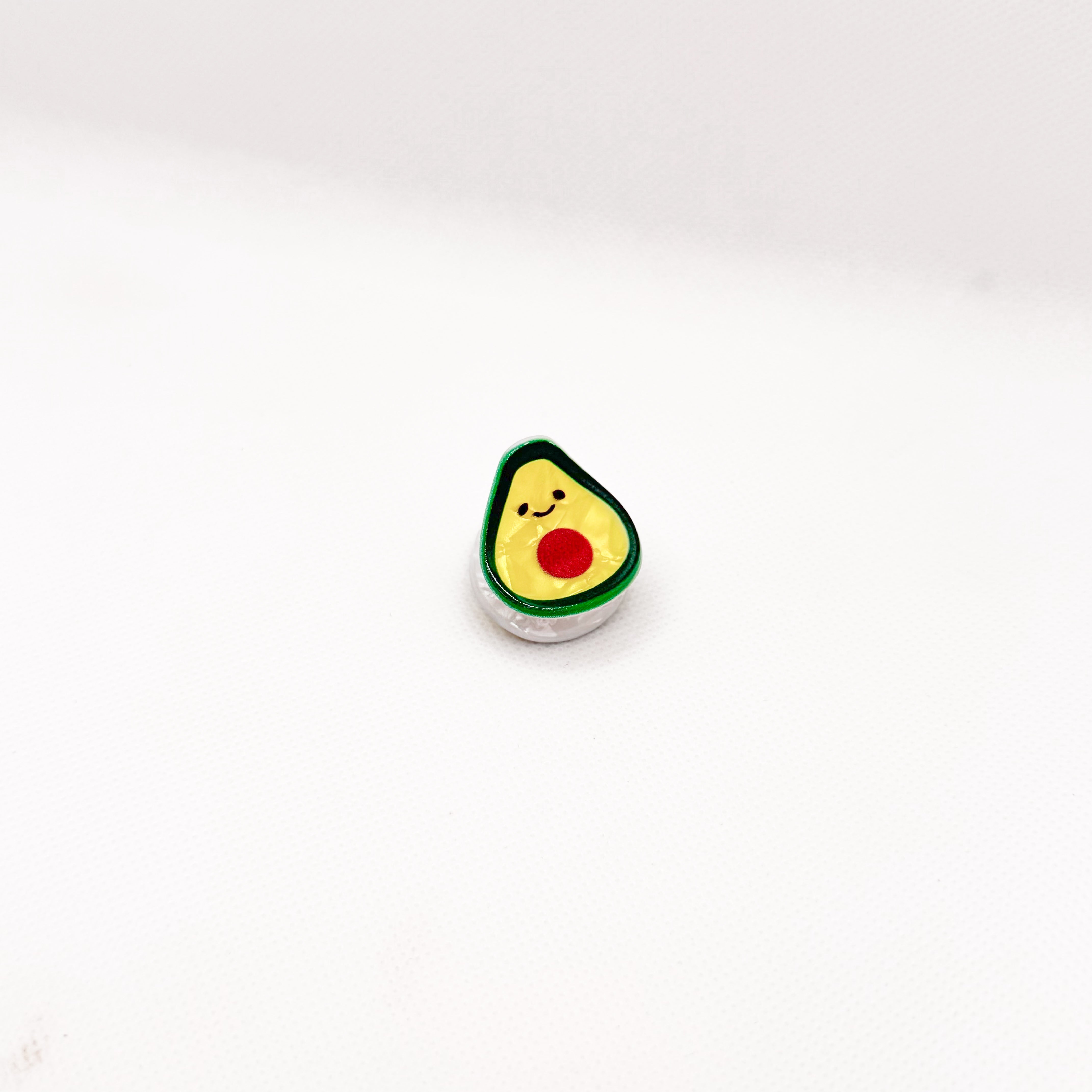mini avocado hair clip