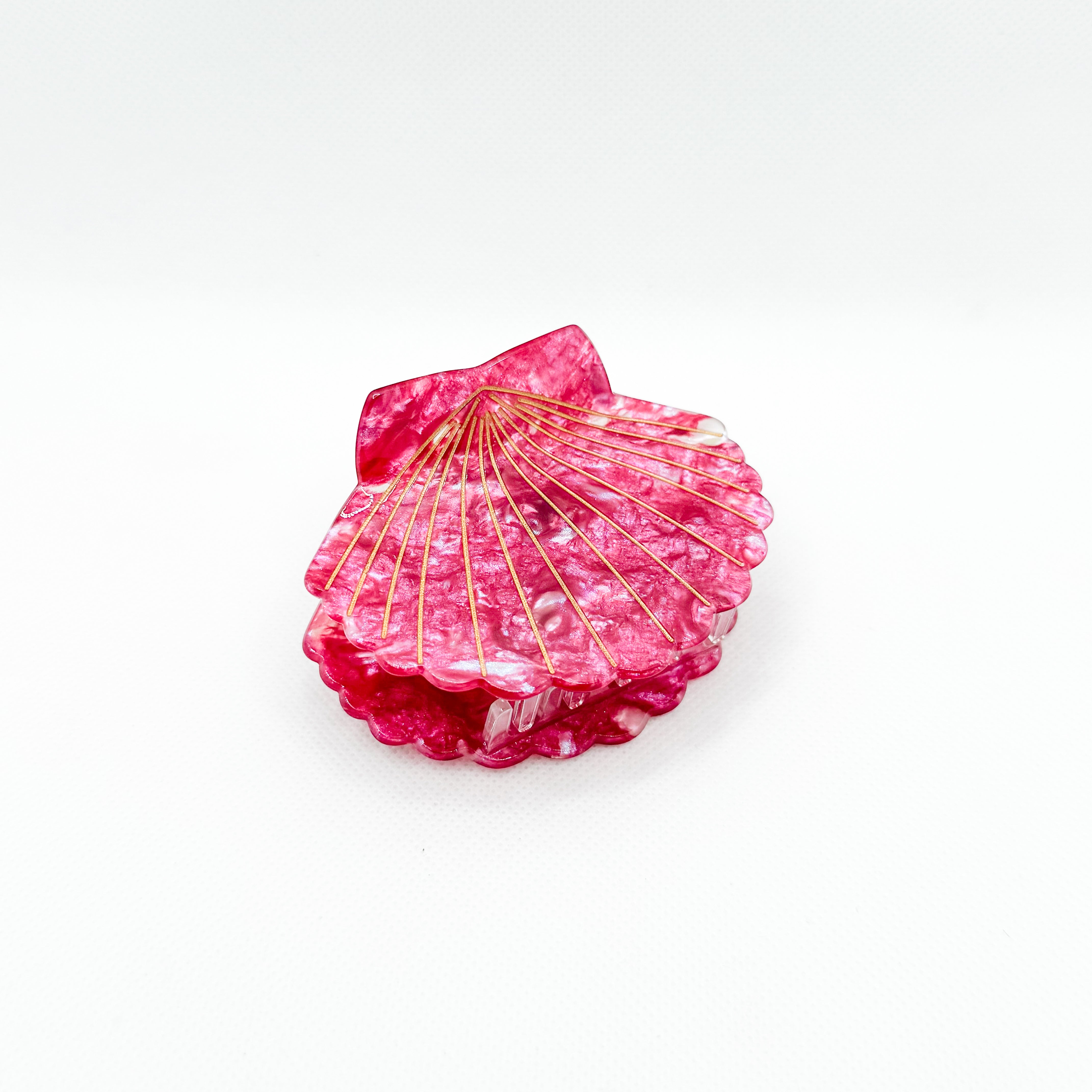 island purple shell hair claw