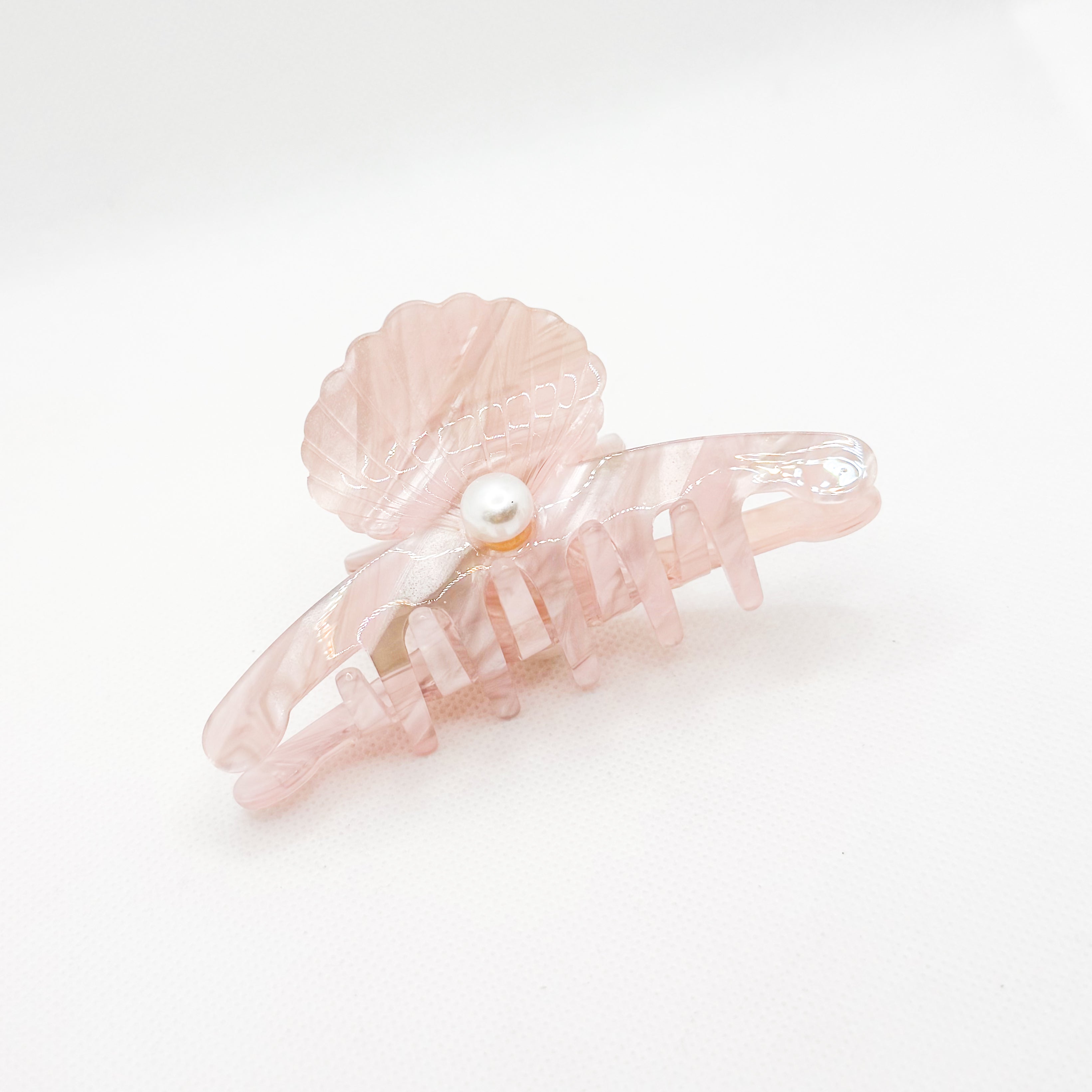 purple pearl hair claw clip