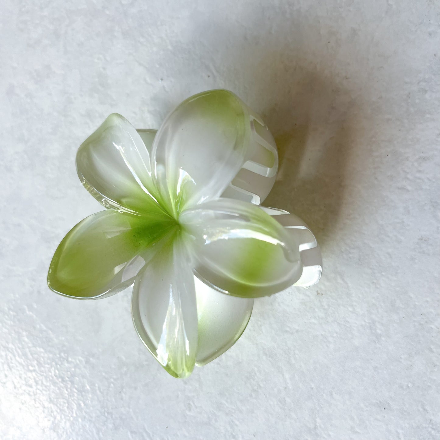 island style plumeria hair claw set