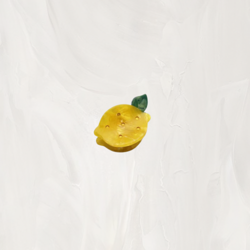 mini lemon hair clip