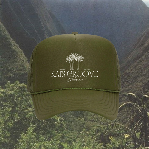 KAI’S GROOVE green trucker hat