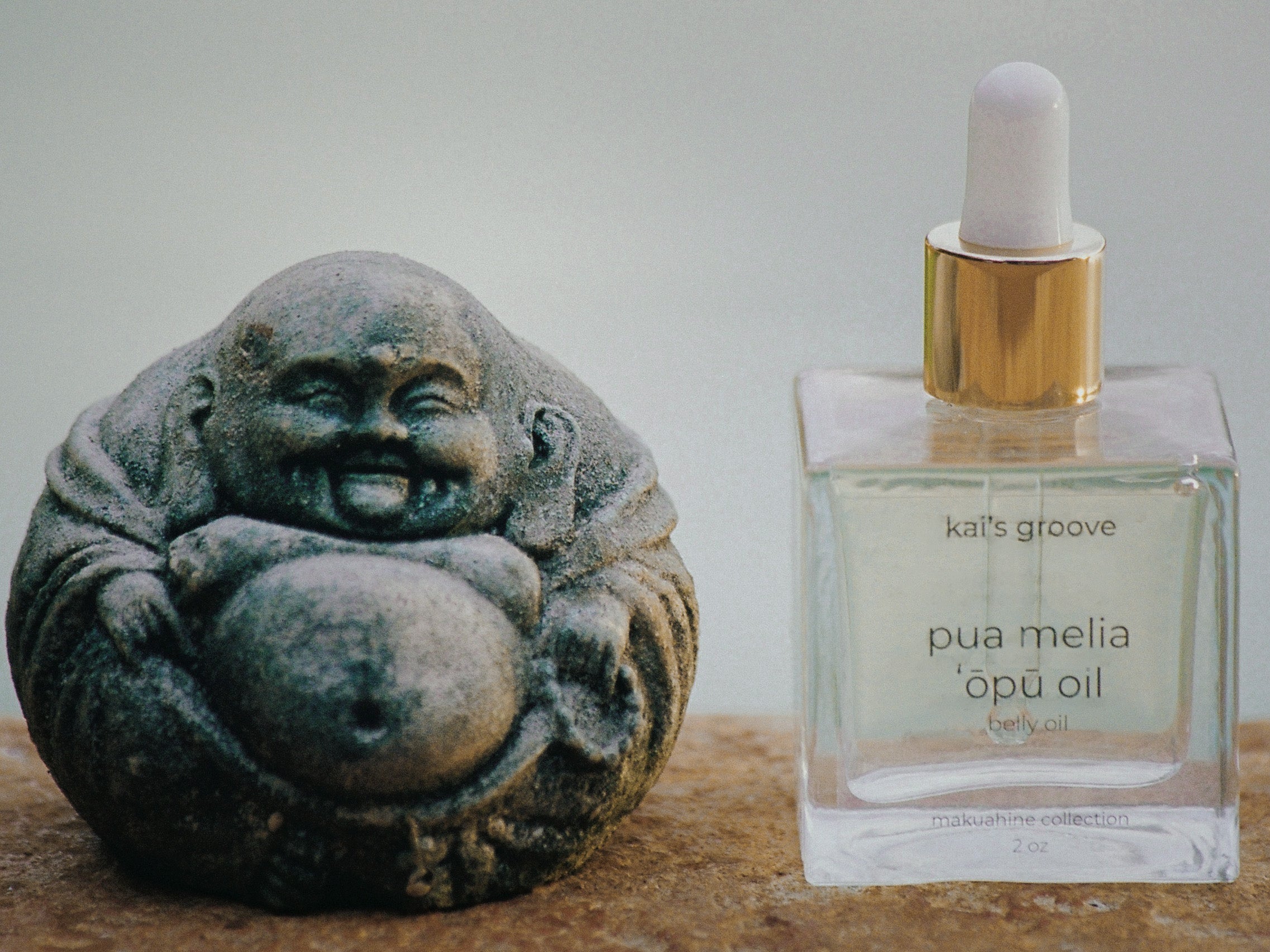 pua melia ʻōpū oil (plumeria pregnancy belly oil)