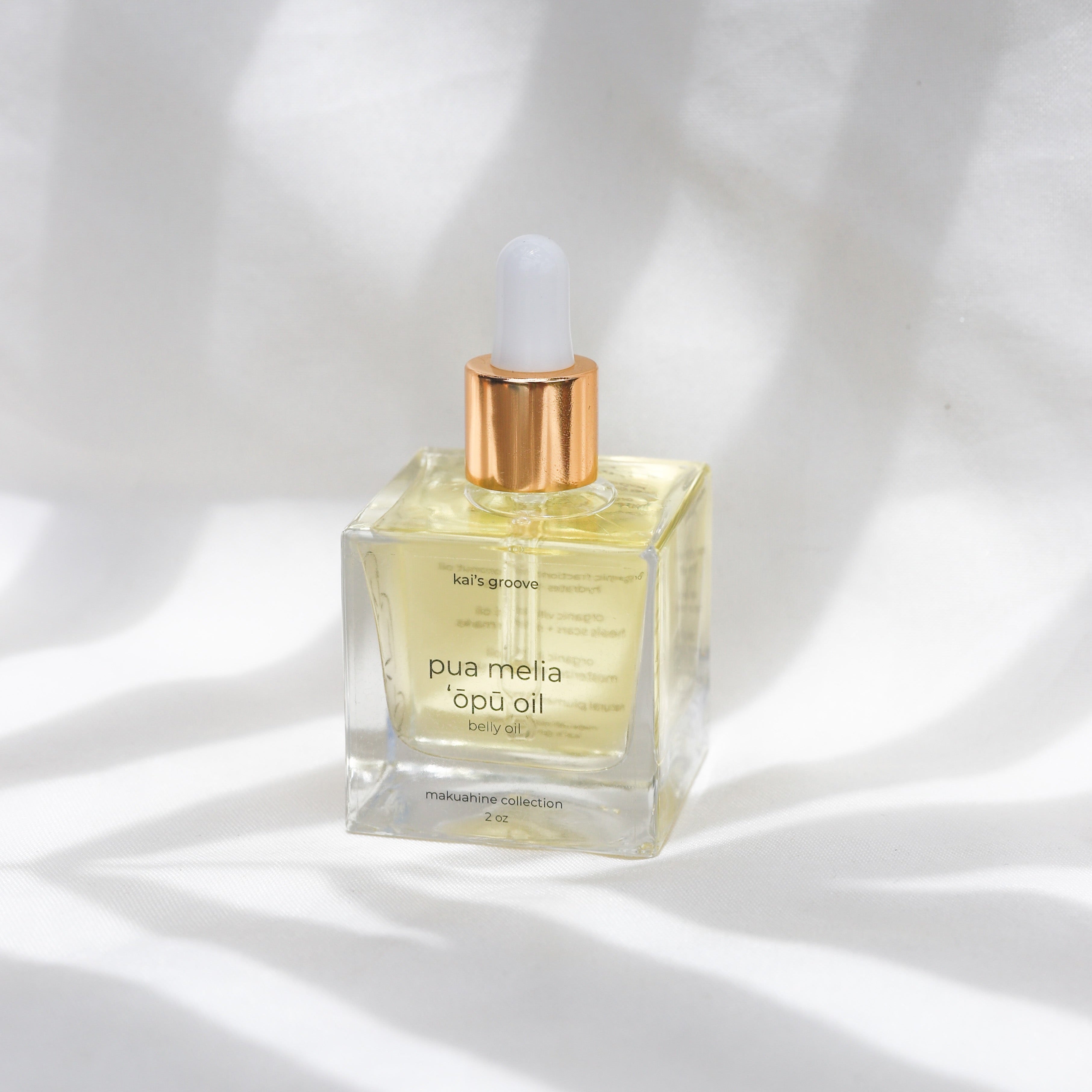 pua melia ʻōpū oil (plumeria pregnancy belly oil)